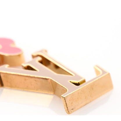 Louis Vuitton Fleur De Monogram Bag Charm Pink 5 of 5