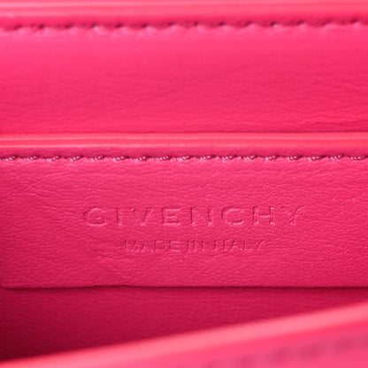 Givenchy Calfskin Bow Cut Chain Wallet Fuchsia 6 of 10
