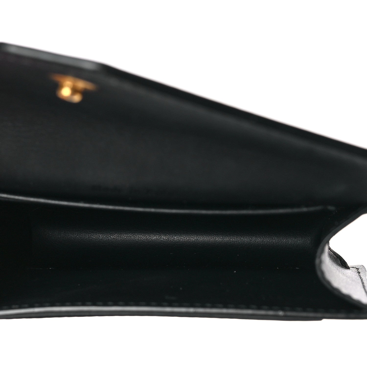 Celine Smooth Calfskin Pocket Card Holder Liquorice Black 5 of 8