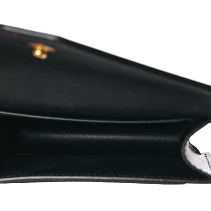 Celine Smooth Calfskin Pocket Card Holder Liquorice Black 5 of 8