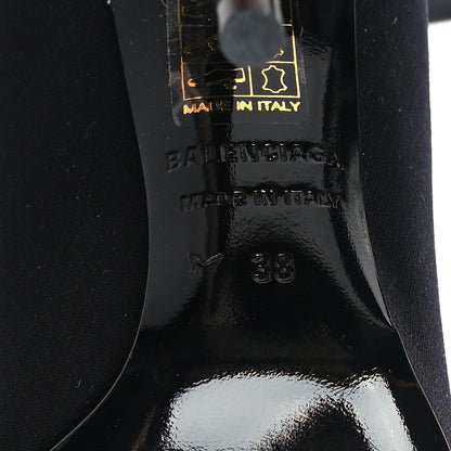Balenciaga Spandex Pointed Toe Knife Thigh High Boots 38 Black 6 of 6