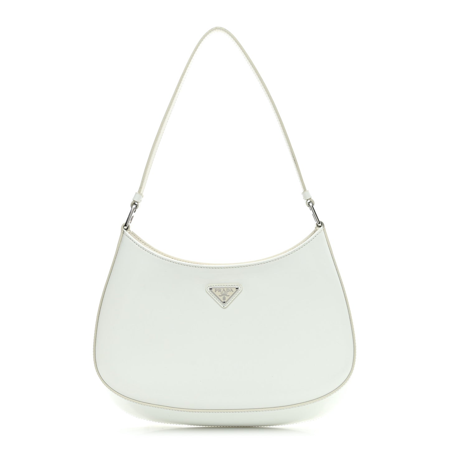 Spazzolato Cleo Shoulder Bag White
