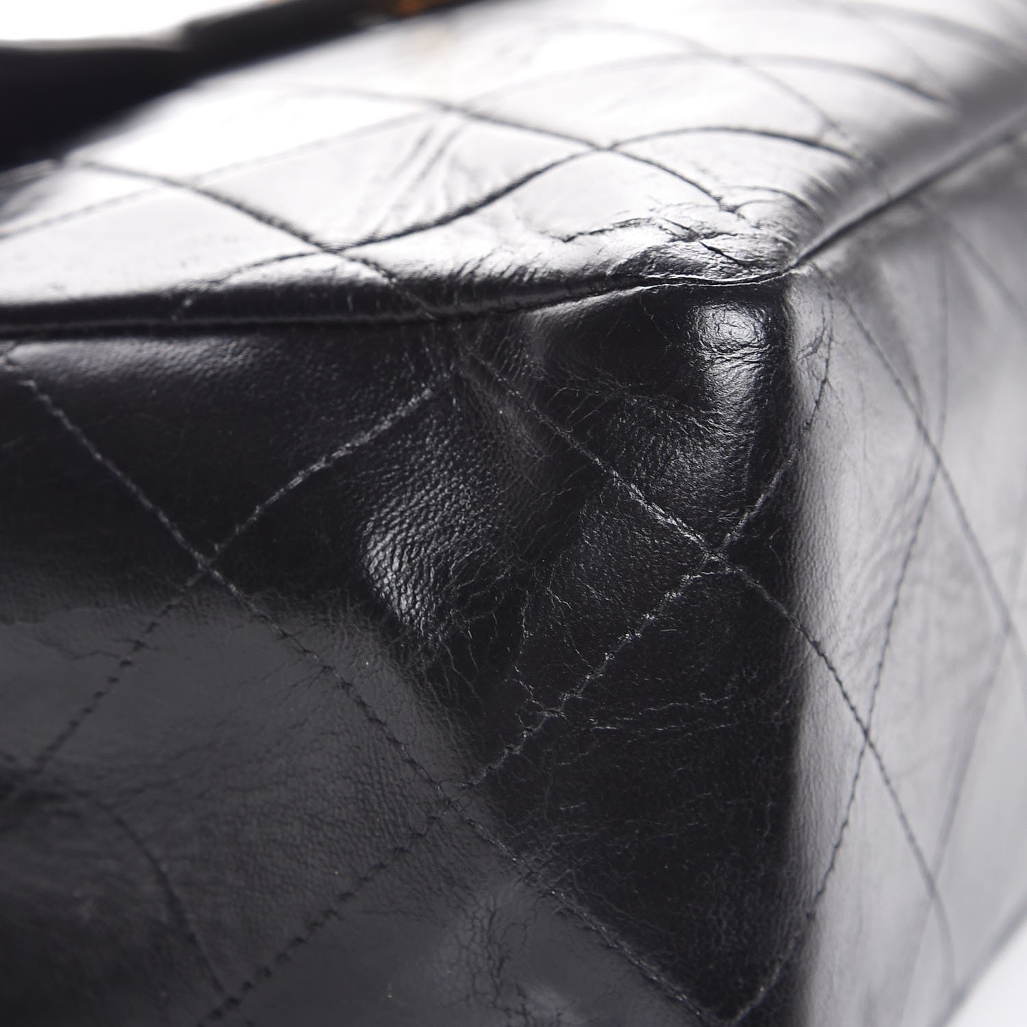 Chanel Lambskin Quilted Jumbo Single Flap Black 10 of 14