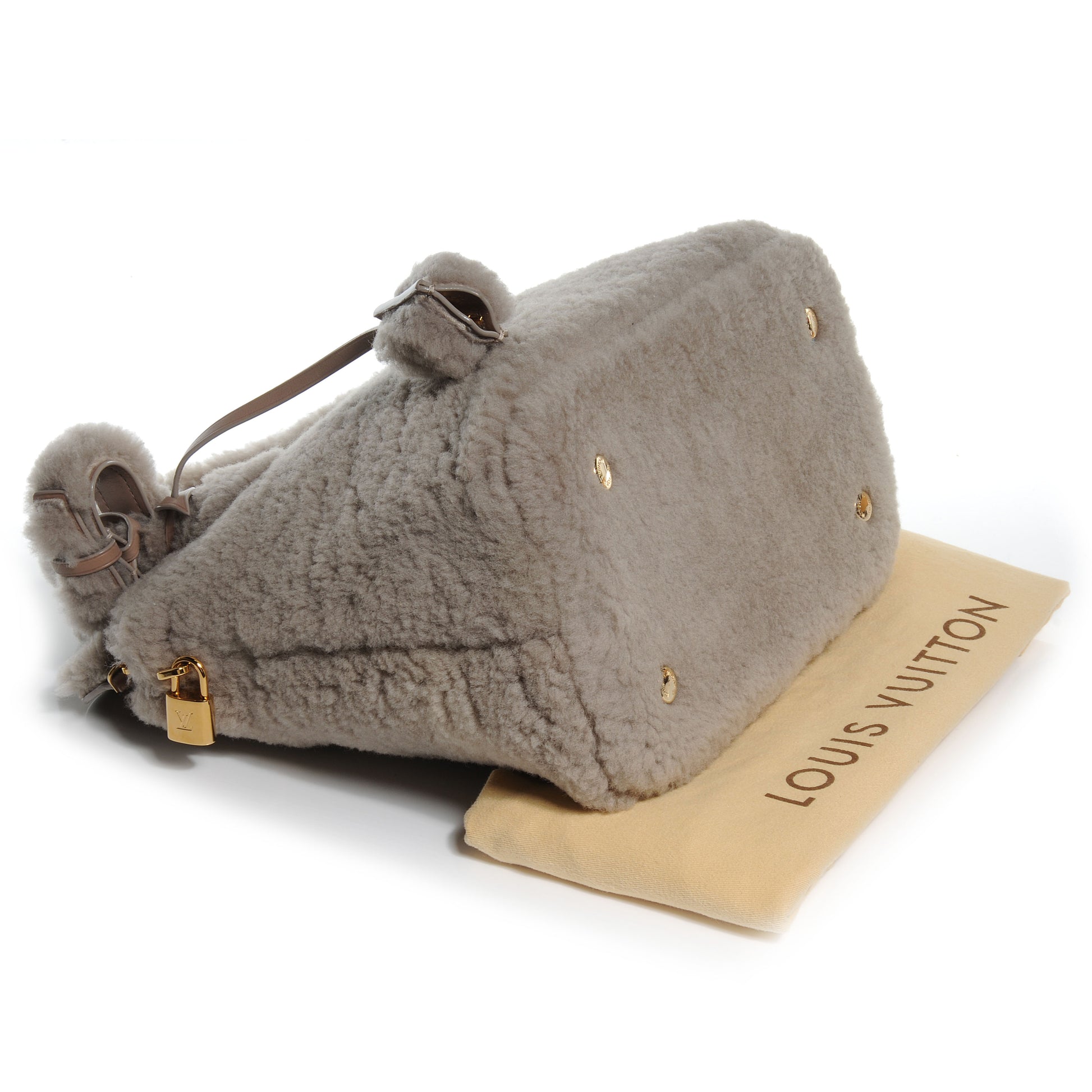 Louis Vuitton Shearling Pulsion Lockit Grey 4 of 7