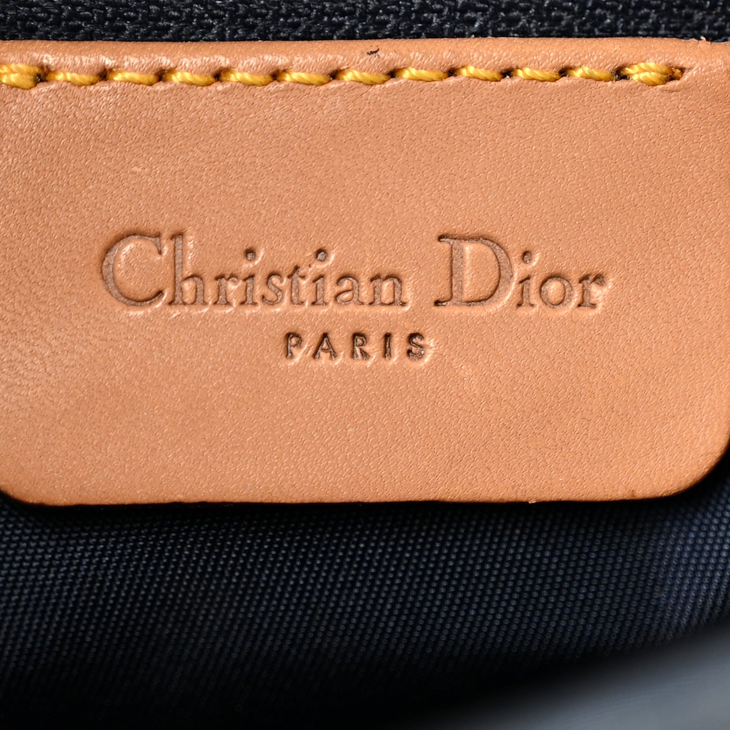 Denim Calfskin Saddle Bag Blue