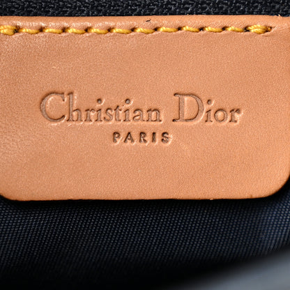 Christian Dior Denim Calfskin Saddle Bag Blue 6 of 13