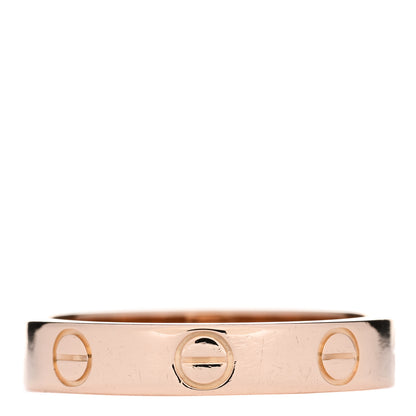 Cartier 18K Pink Gold 3.5mm LOVE Wedding Band Ring 52 6 3 of 5