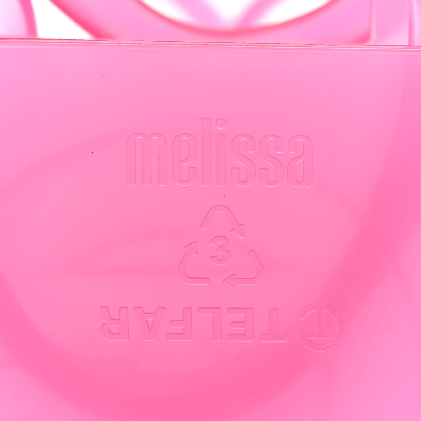 x MELISSA Jelly Small Shopping Bag Clear Pink