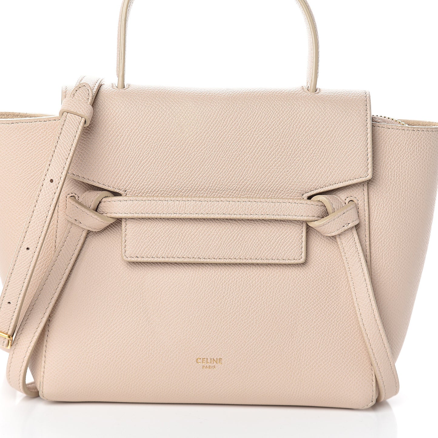 Grained Calfskin Nano Belt Bag Ballerina