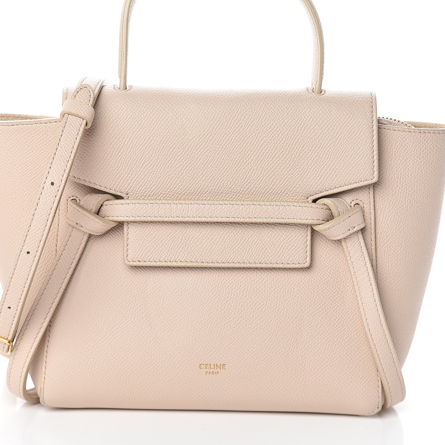 Celine Grained Calfskin Nano Belt Bag Ballerina 6 of 8
