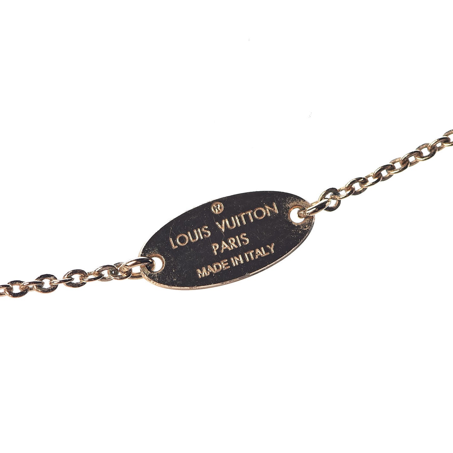 Nanogram Name Tag Necklace Gold