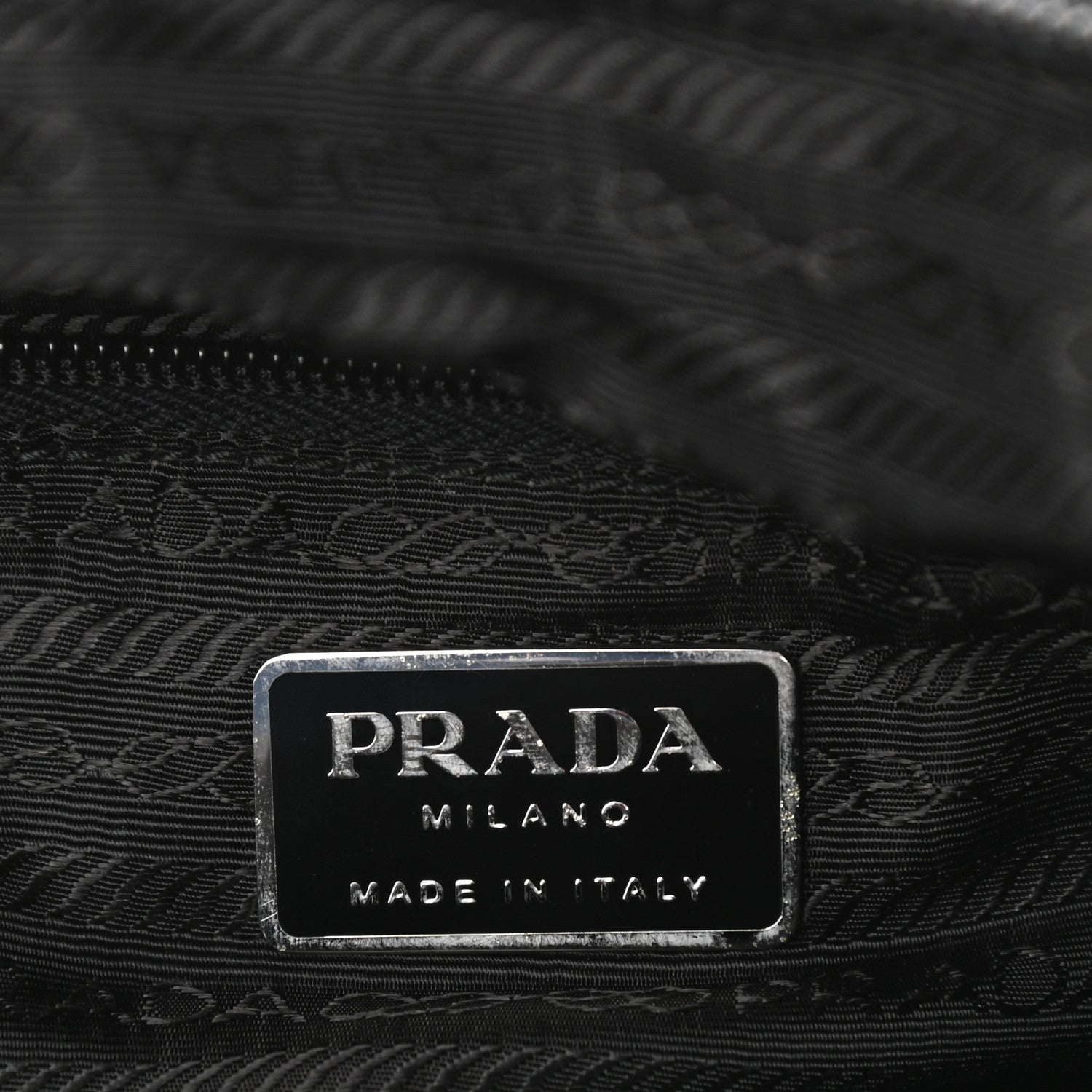 Prada Nylon Vela Messenger Bag Black 5 of 12