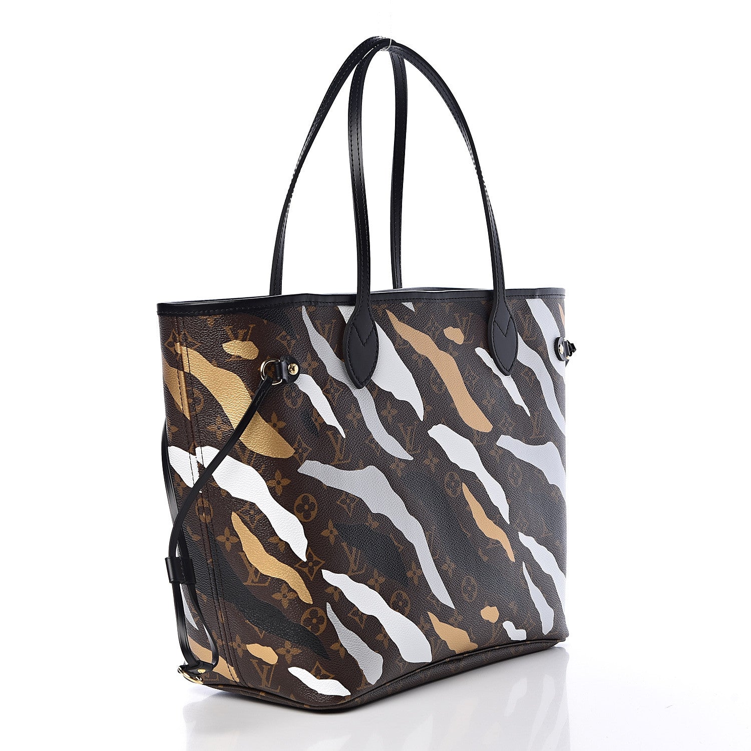 Louis Vuitton X LOL Monogram Neverfull MM Gold Silver 3 of 11