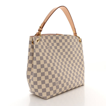 Louis Vuitton Damier Azur Graceful PM Rose Ballerine 3 of 10