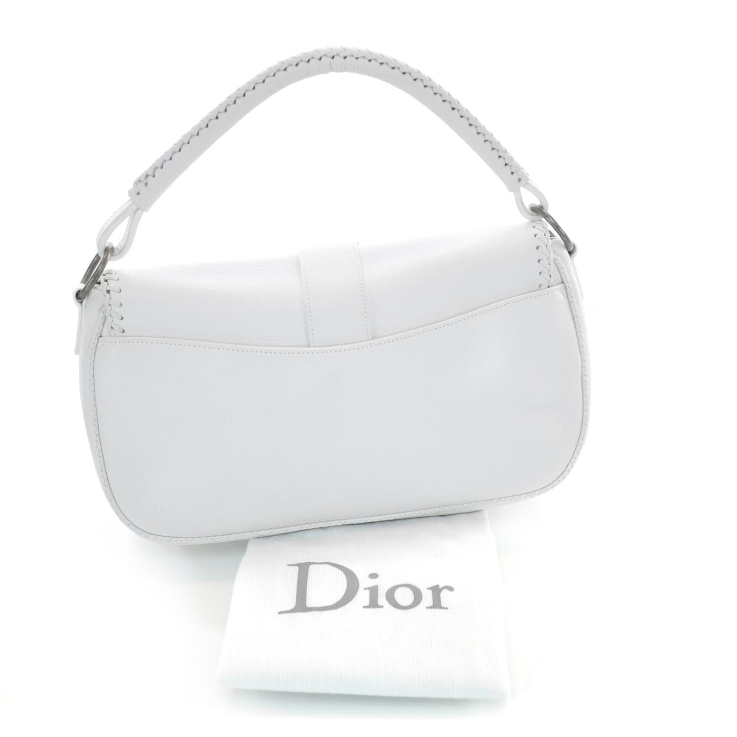 Leather Whipstitch Gaucho White