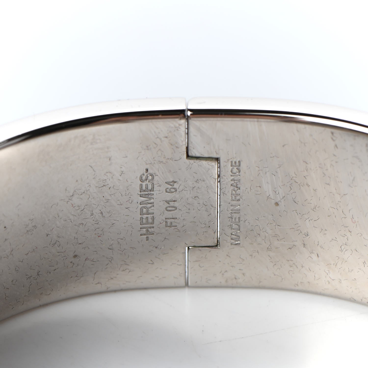 Hermes Enamel Wide Clic Clac H Bracelet PM Rose Dragee 5 of 6