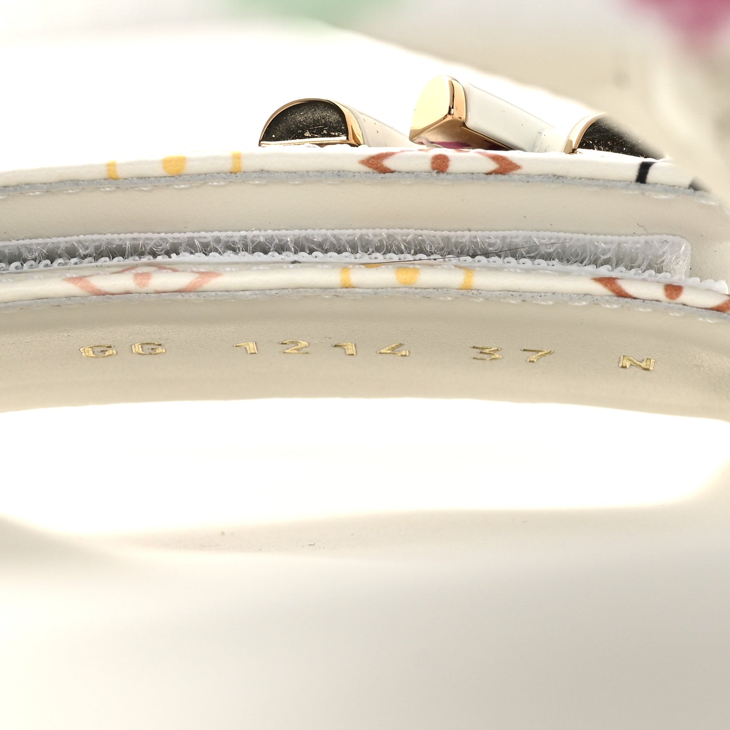 LV X TM Monogram Multicolor Sunset Flat Sandals 37 White
