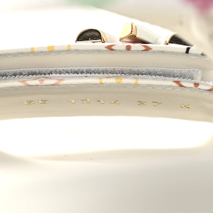 Louis Vuitton LV X TM Monogram Multicolor Sunset Flat Sandals 37 White 10 of 11