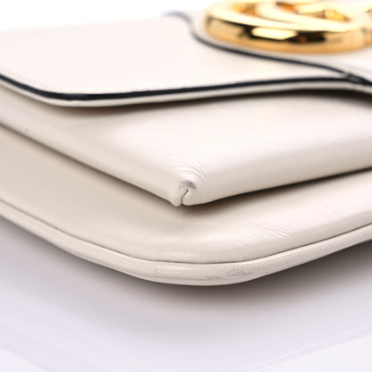 Gucci Calfskin Small Arli Flap Shoulder Bag Mystic White 5 of 13