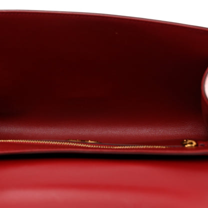 Dolce & Gabbana DOLCE GABBANA Calfskin Large Devotion Crossbody Bag Red 5 of 15