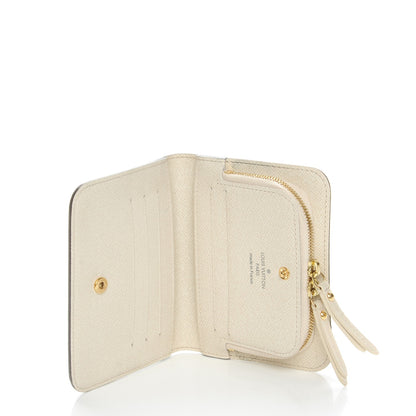 Louis Vuitton Monogram Insolite Coin Purse Wallet White 5 of 7