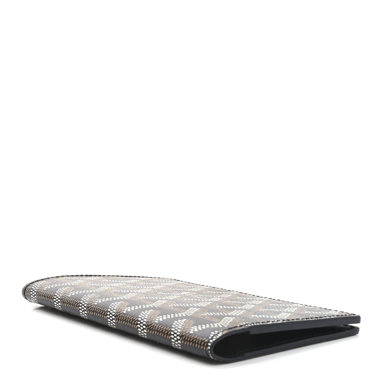 Goyard Goyardine Grenelle Passport Wallet Black Gold 4 of 6