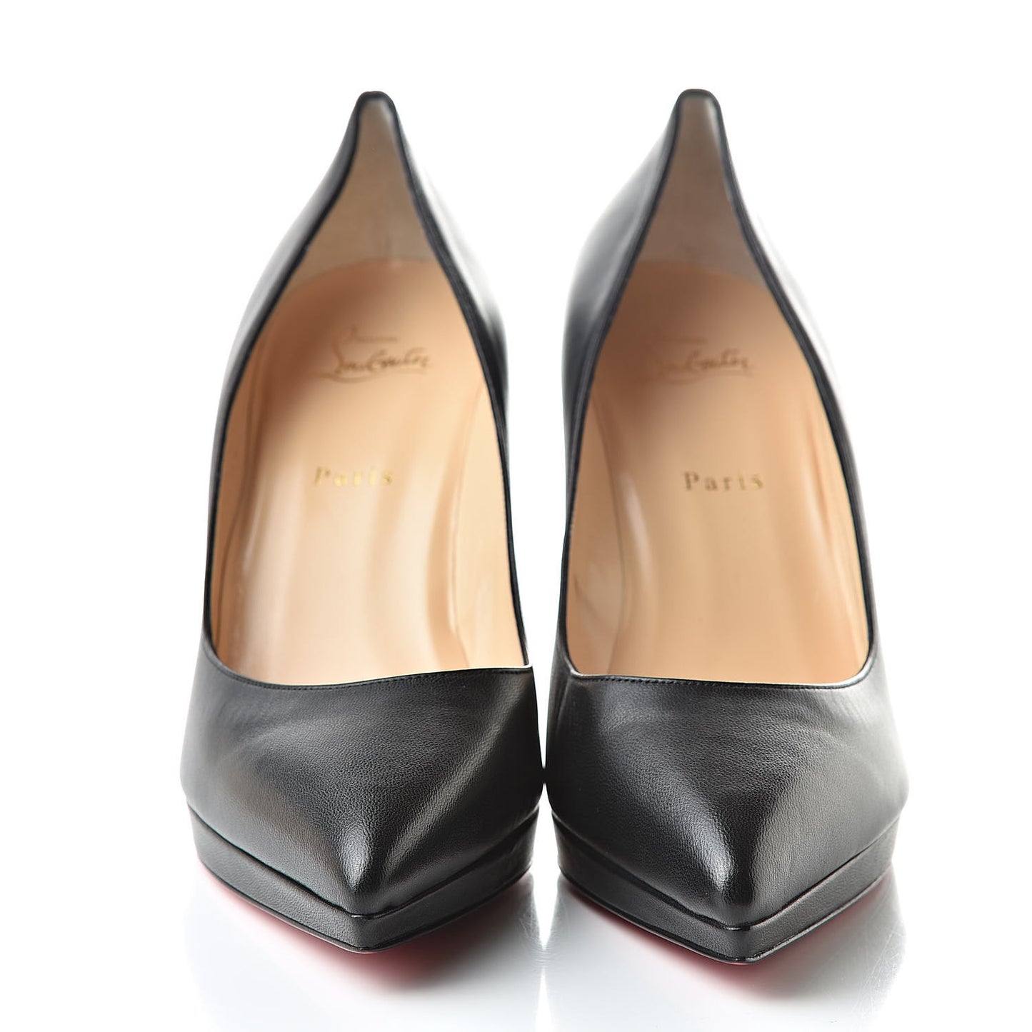 Shiny Nappa Pigalle Plato 100 Pumps 42 Black