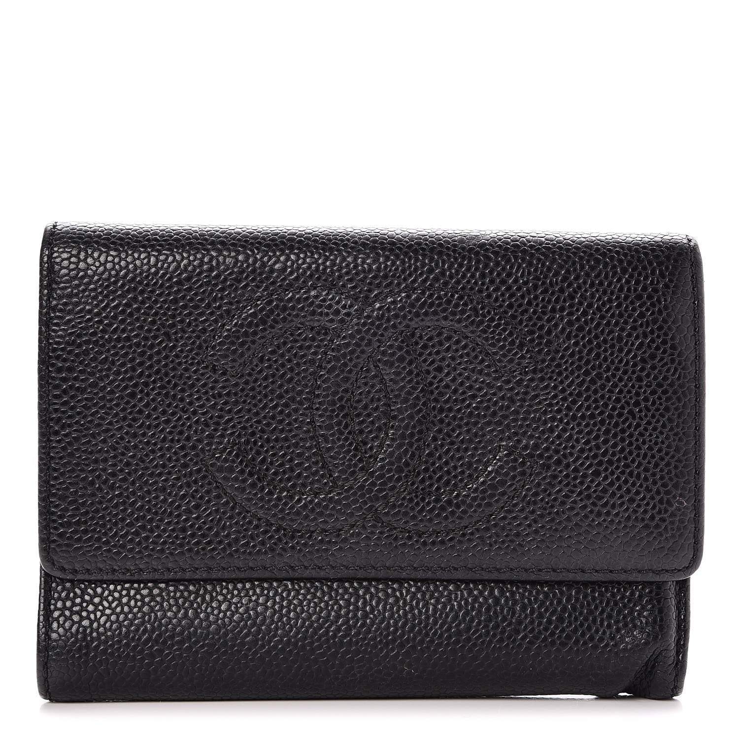 Chanel Caviar Timeless Flap Wallet Black 1 of 7