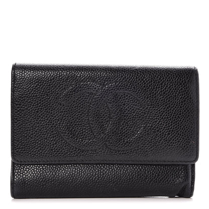 Chanel Caviar Timeless Flap Wallet Black 1 of 7