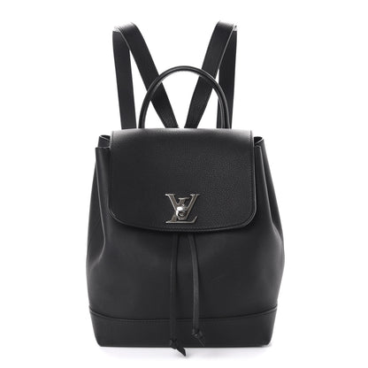 Louis Vuitton Calfskin Lockme Backpack Black 1 of 13