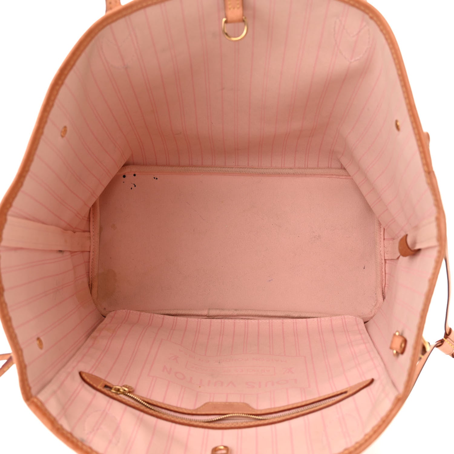 Louis Vuitton Damier Azur Neo Neverfull MM Rose Ballerine 6 of 16