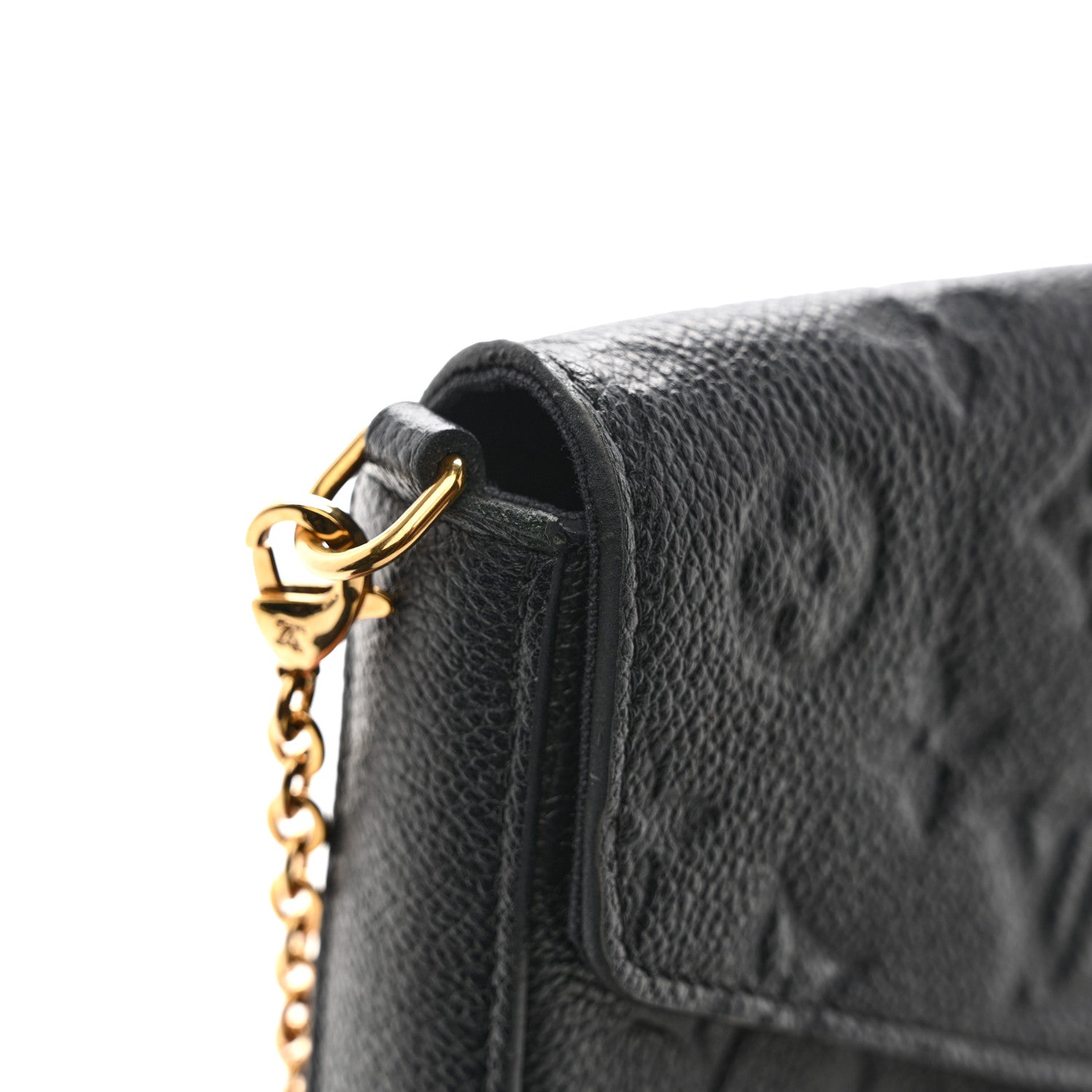 Louis Vuitton Empreinte Pochette Felicie Chain Wallet Black 11 of 14