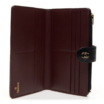 Chanel Caviar Quilted Long Zipped Wallet Black 5 of 11
