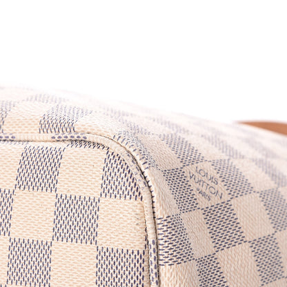Louis Vuitton Damier Azur Neo Neverfull MM Rose Ballerine 13 of 13