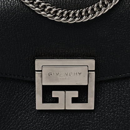 Givenchy Sugar Goatskin Small GV3 Shoulder Bag Black 7 of 10