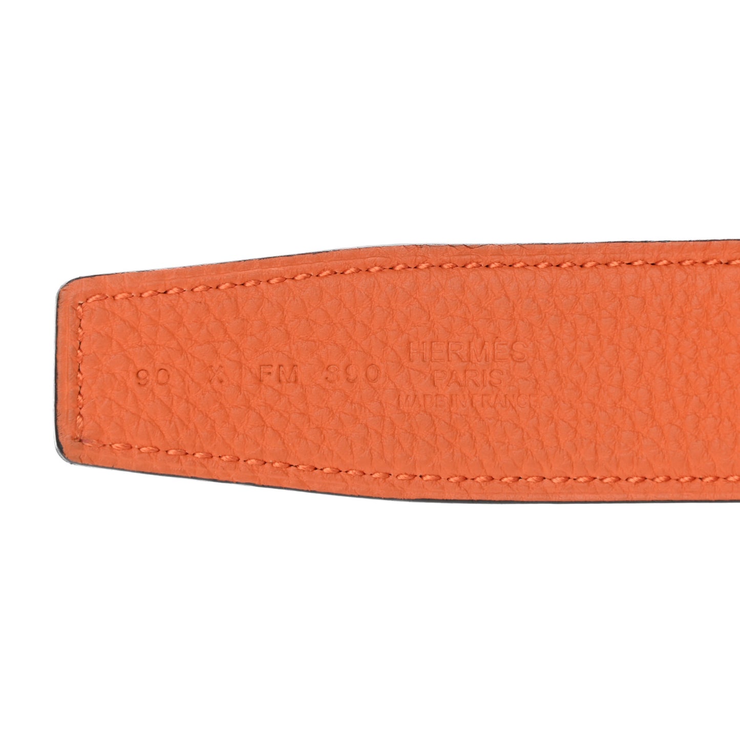 Togo Box 32mm Belt Strap 90 Orange Black