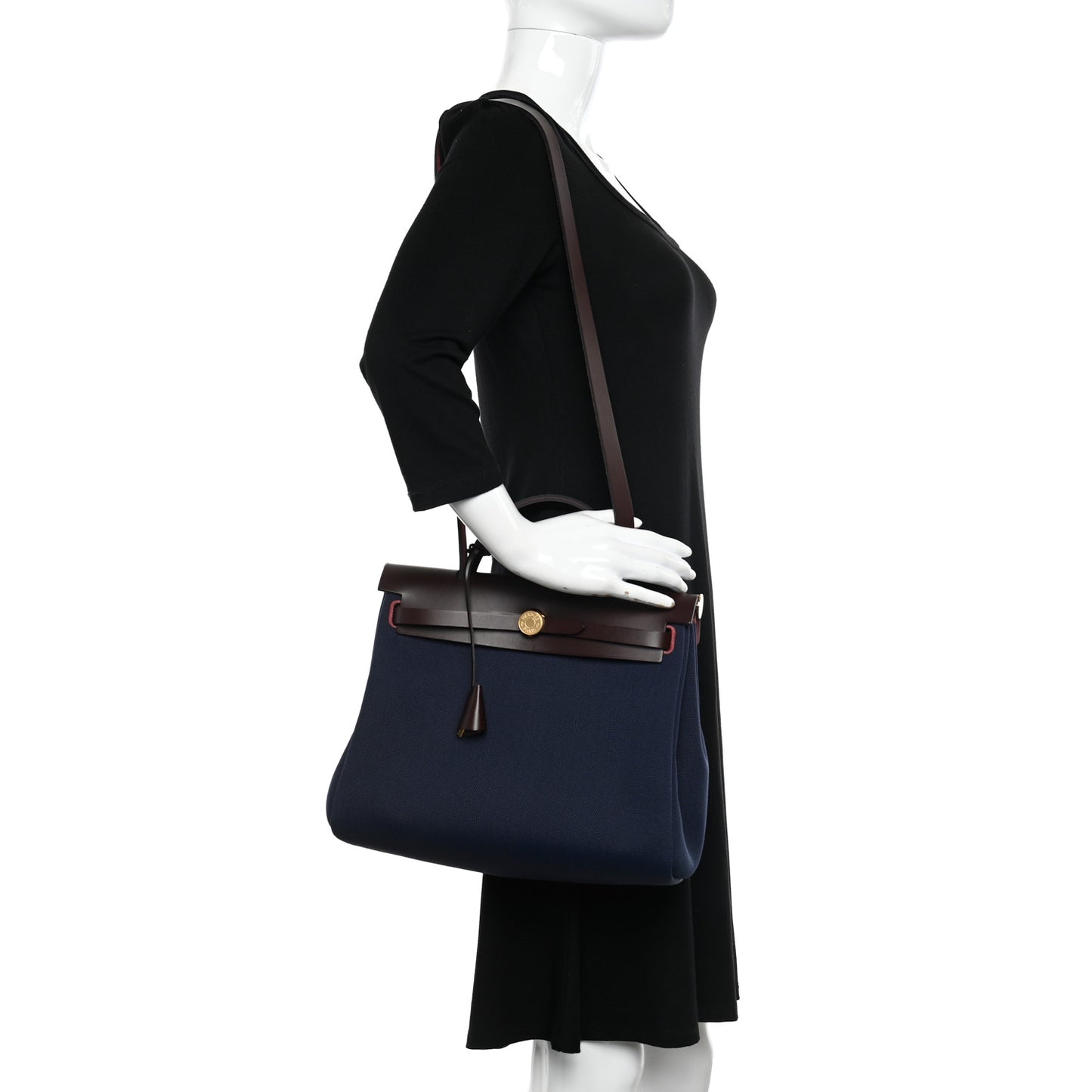 Toile Militaire Vache Hunter Herbag Zip Retourne 31 PM Rouge Sellier Bleu Marine
