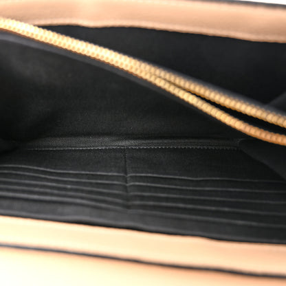 Versace Grained Calfskin Virtus Wallet On Chain Beige 6 of 11