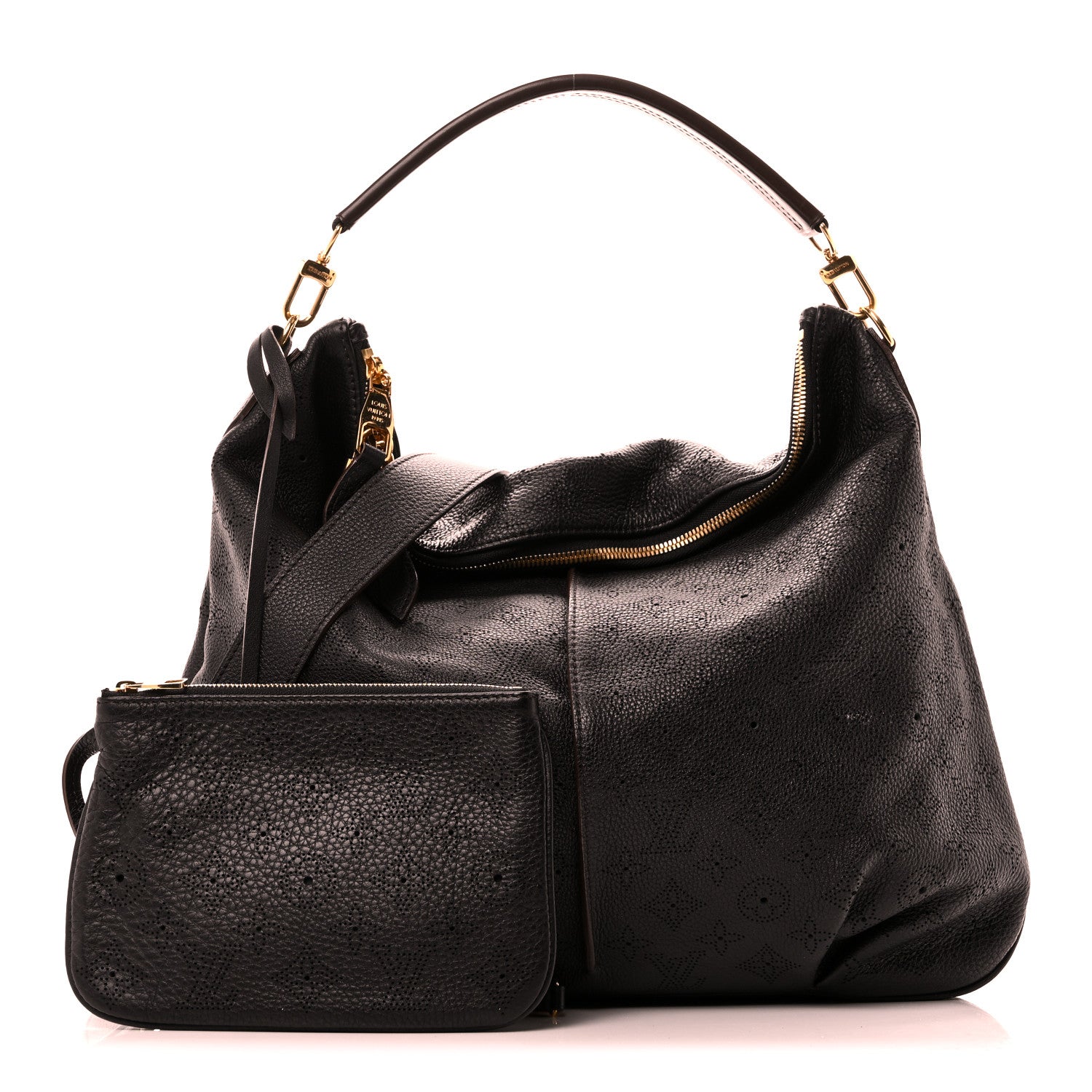 Louis Vuitton Mahina Selene MM Black 3 of 10