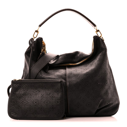 Louis Vuitton Mahina Selene MM Black 3 of 10