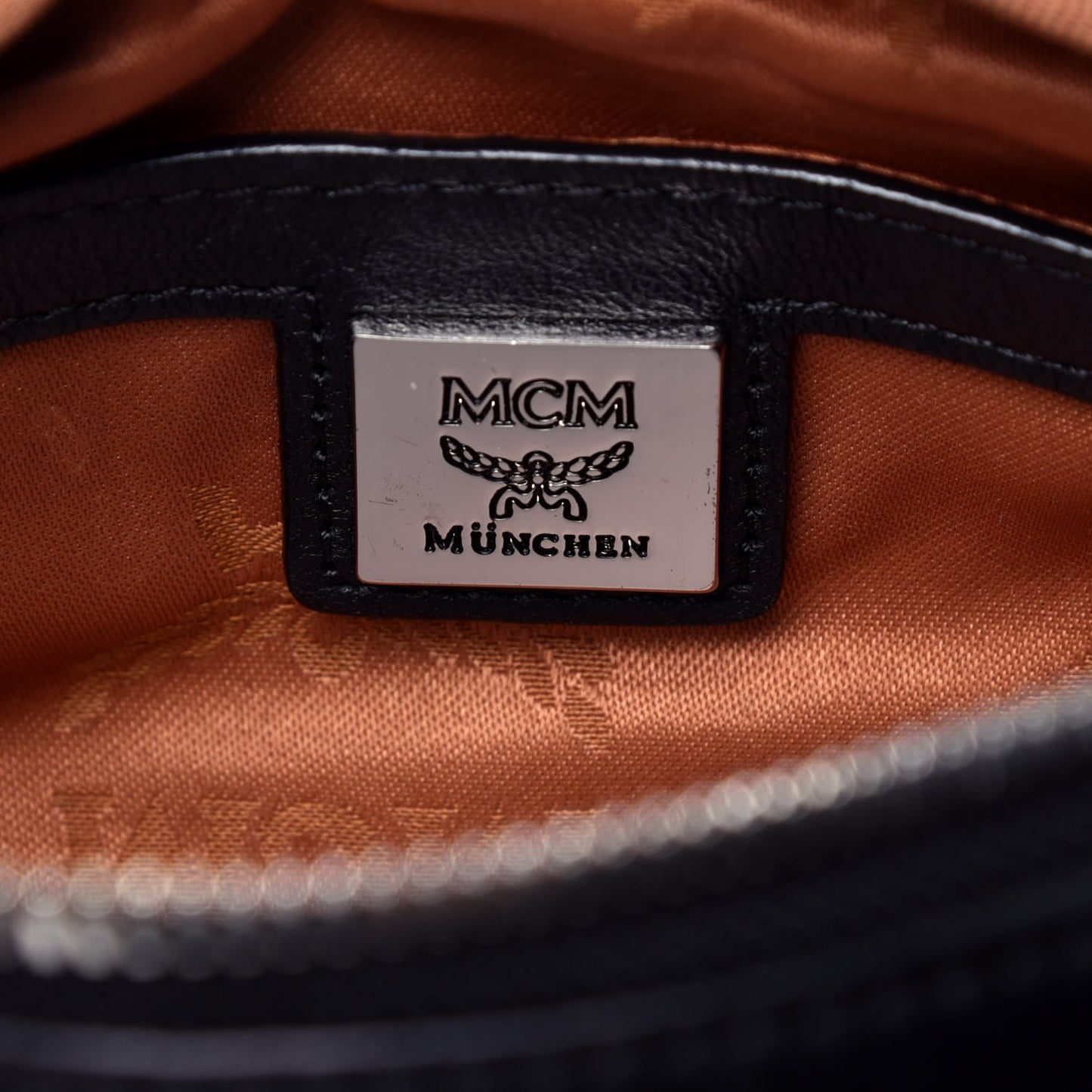 Visetos Waist Bag Black Cognac