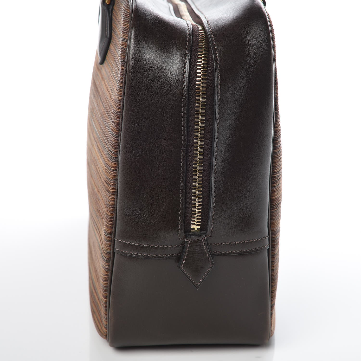 Hermes Box Vibrato Plume 32 Chocolate 9 of 13