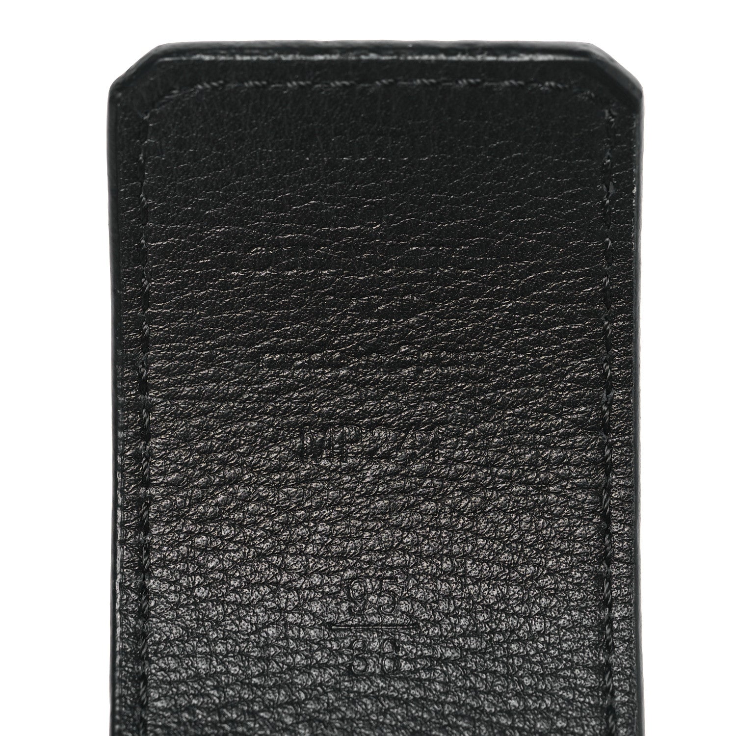 Louis Vuitton Monogram 40mm LV Shape Belt 95 38 Black 4 of 8