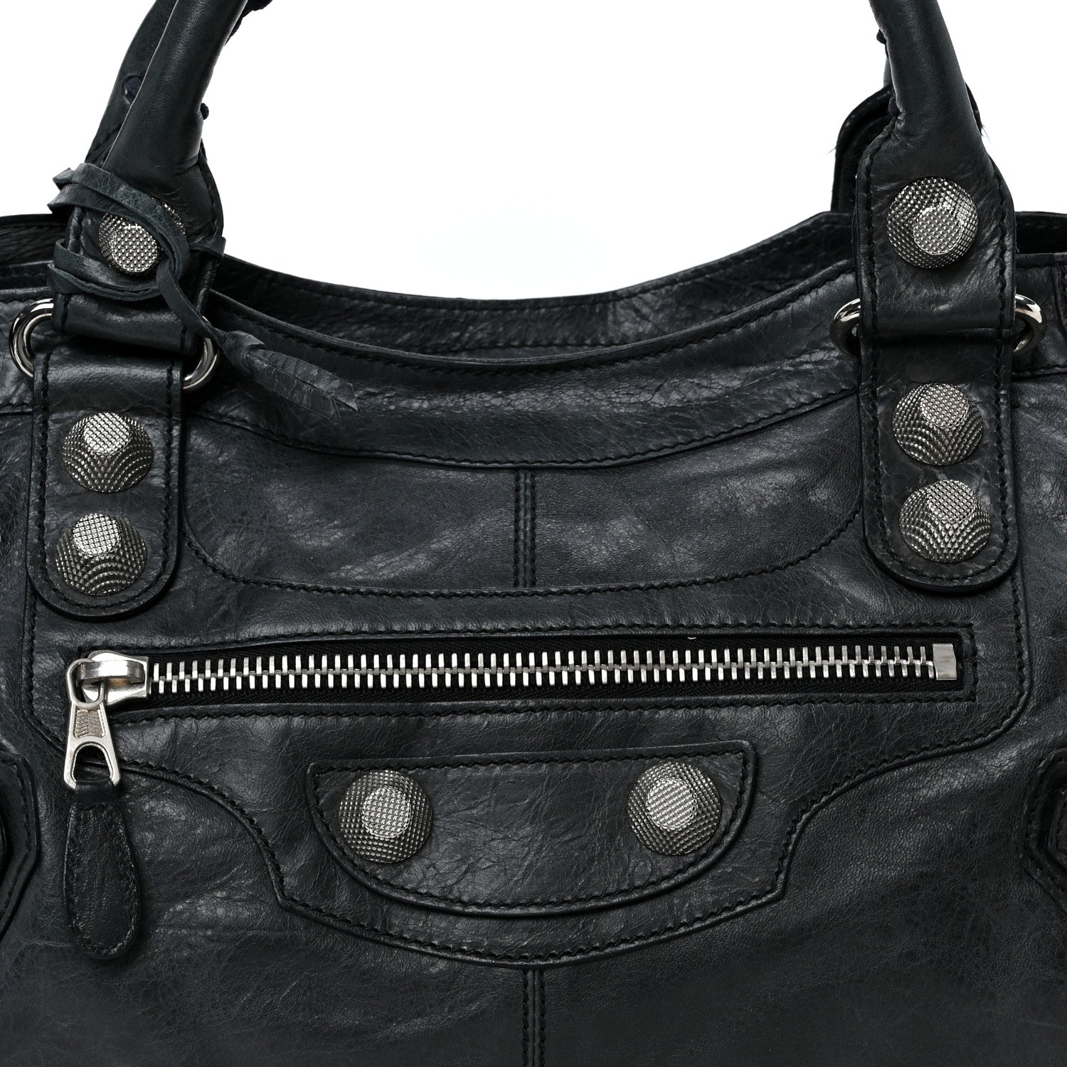 Balenciaga Agneau Giant 21 Silver Hardware Part Time Black 8 of 10
