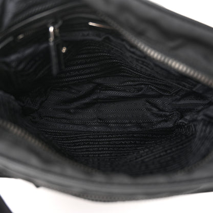 Prada Tessuto Nylon Messenger Bag Black 5 of 9
