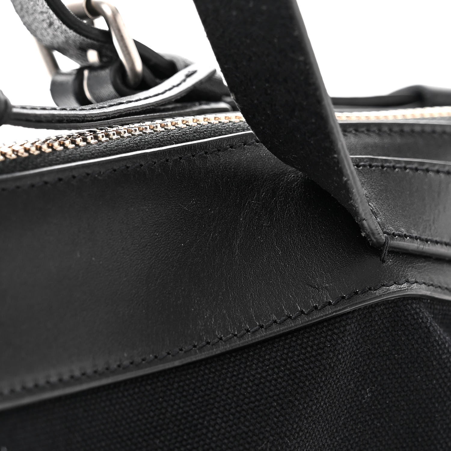 Saint Laurent Canvas ID Shopping Bag Black 11 of 11