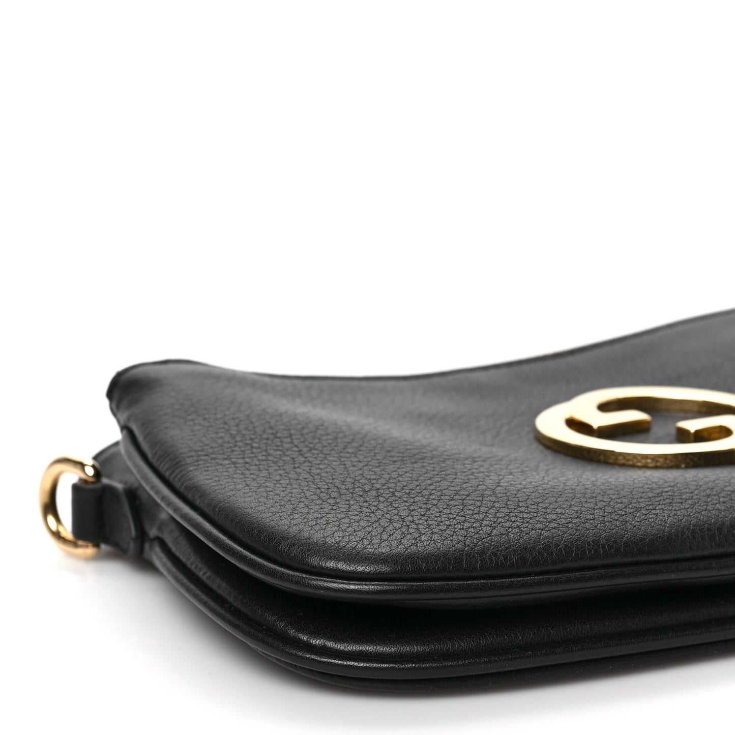 Roxy Calfskin Web Mini Blondie Crossbody Bag Black