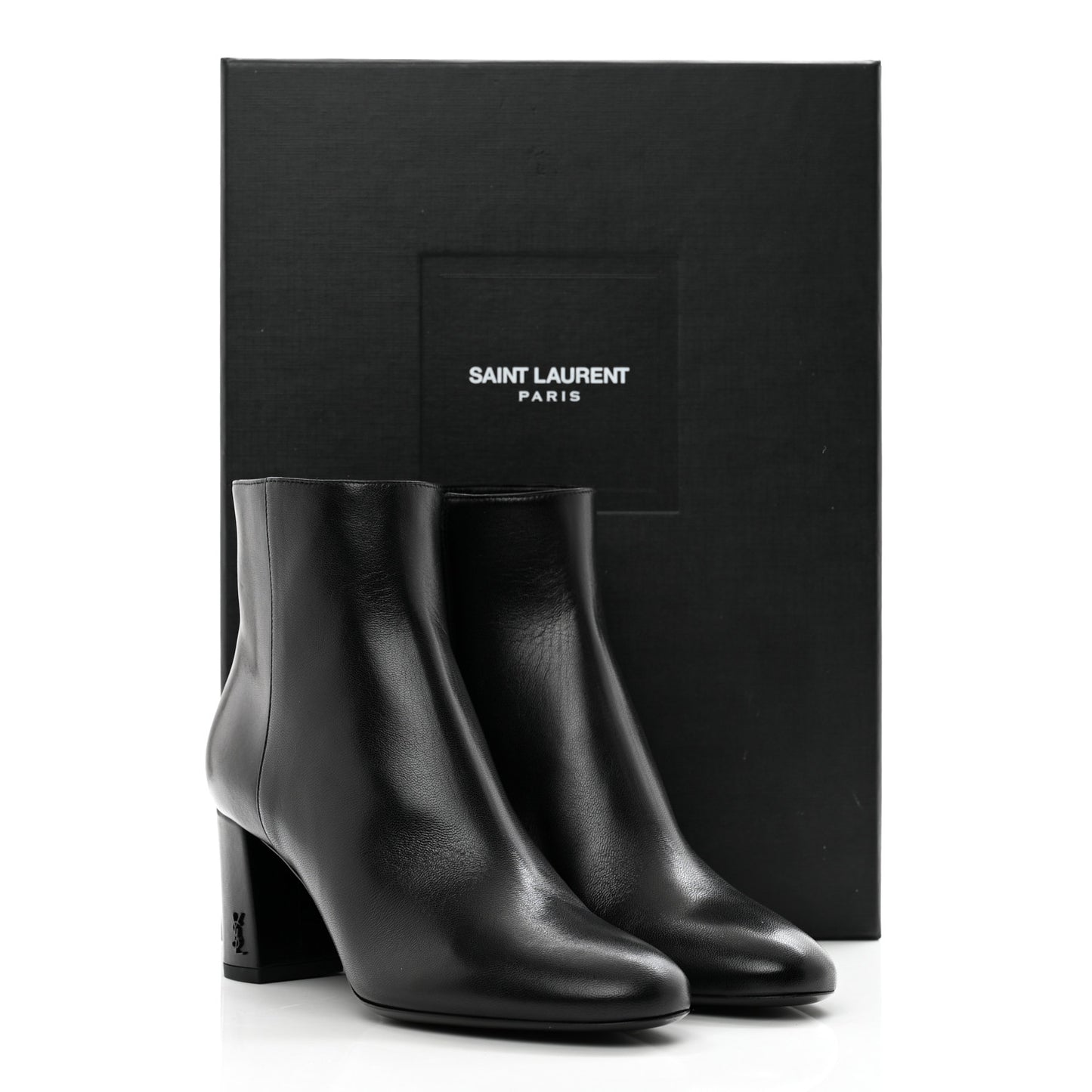 Nappa Vendome Loulou Ankle Zip Boot 36.5 Black