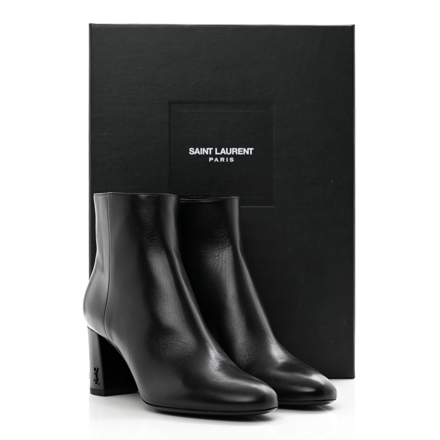 Saint Laurent Nappa Vendome Loulou Ankle Zip Boot 36.5 Black 9 of 9