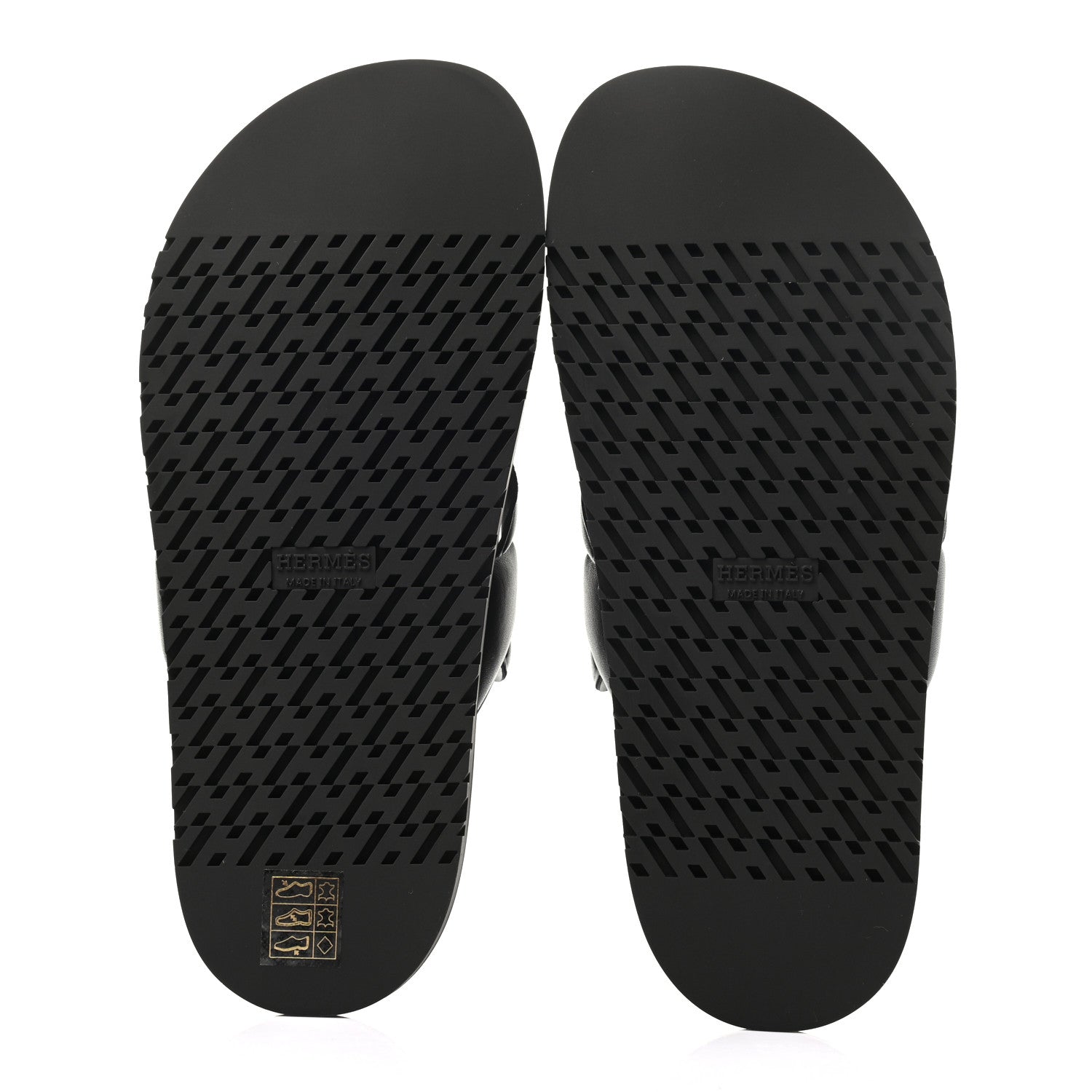 Hermes Nappa Womens Extra Sandals 38.5 Black 5 of 8